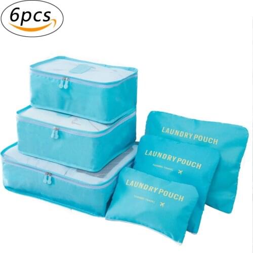 Travel Luggage Organizer Multi-functional Travel Storage Bags Clothing Sorting Packages Travel Packing Cubes Laundry Pouches