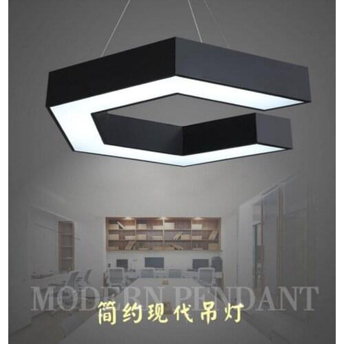 L Creative Hollow LED Gear Hanging Light Iron Office Lighting Internet Cafe Modeling Light Gym Innovation Lamp LED Creative