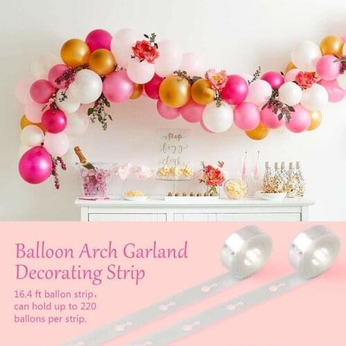 Balloon Accessories Arch Frame Kit Balloon Chain Garland Balloon Tie Tool Decorating Strip Plastic Tape for Wedding Party Decor