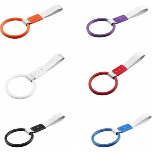 New Round Handle Strap Charm Ring with Strong Nylon Strap for Car Subway Train Bus Handle Strap Charm Drift Car Enthusiast