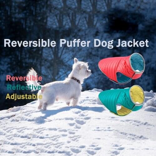 Pet Clothes Puppy Outfit Vest Warm Dog Clothes For Small Dogs Winter Windproof Pets Dog Jacket Coat Padded Chihuahua Apparel