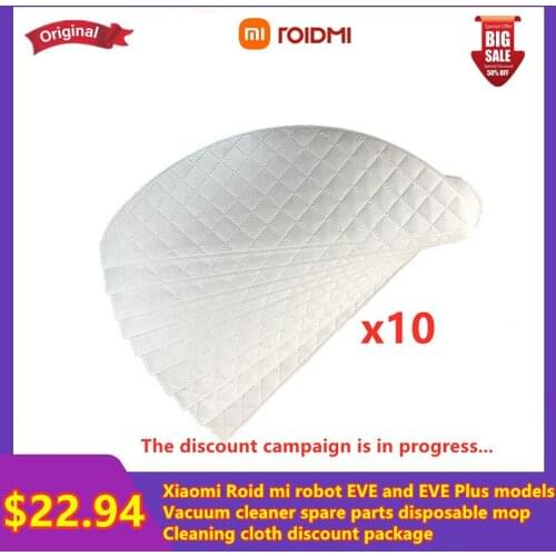 Disposable Mop Accessories For Xiaomi Roid Mi Robot EVE Plus Vacuum Cleaner Spare Parts