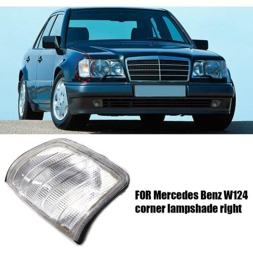 Clear Lens Corner Parking Lamp No Bulb for Mercedes Benz E-Class W124 Right