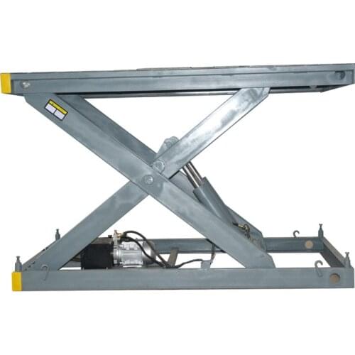 Qiyun CE ISO approved two floors 1000kg workshop factory use stationary scissor lift platform for sale