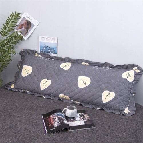 Ruffle Edge Decor Long Pillowcase 120/150/180cm Quilting Home Bedding Body Pillow Case Thickened Large Size Pillow Cover