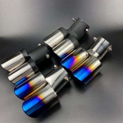 Car-Styling Car Exhaust Pipe Tail Pipes For Mitsubishi ASX Outlander Lancer Evolution Pajero Eclipse Grandis FORTIS Zinger