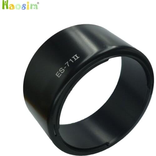 10pcs es-71II lens hood 58mm es-71 II for canon 550d 650d 70d 60d 1100d 5d 5d ii 5d iii 6d 7d 7d ii ef 50mm f/1.4 usm lens