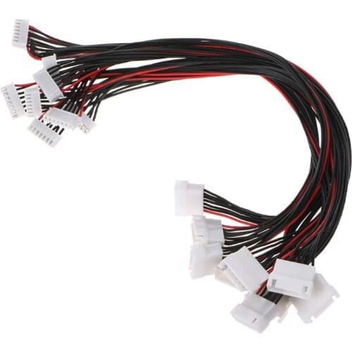 10 Pc JST-XH Plug 6S Lipo Balance Wire Extension Lead 30cm For RC Car Boat Plane