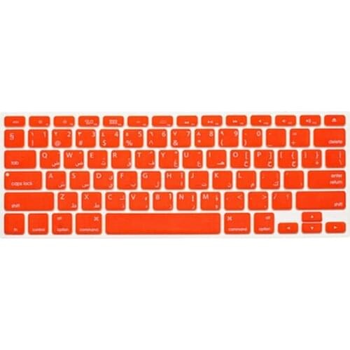 2pcs US Arabic Keyboard Protector Cover Letter Alphabet Soft Silicone Persian Skin for Apple MacBook Pro 13 15 17 Air Retina