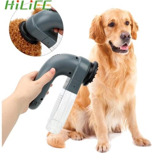 2020 New Electric Suction Device Pet Grooming Vacuum Fur Cleaner Cat Dog Deshedding Clipper Cat Dog Animals Hair Comb Portable