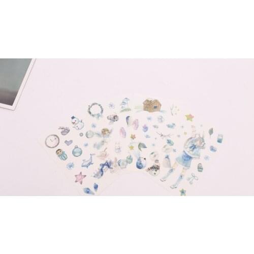 4pcs Cute angel sticker pvc diy decoration sticker for album scrapbooking stationery sticker gift for kids