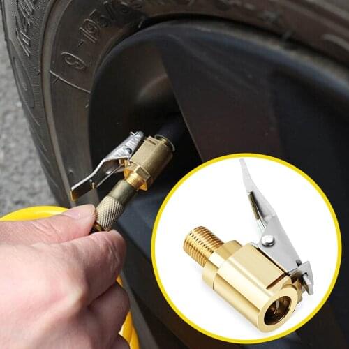 Car Truck Tyre Tire Inflator Valve Connector for Nissan TIIDA X-TRAIL Qashqai Skoda Octavia Fabia Renault Clio Ford Focus