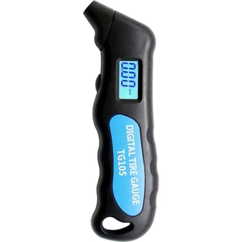 Battery Include) Digital Car Tire Gauge Auto Tyre Air Pressure Meter Manometer Barometers Tester for Car Truck Motorcycle Bike