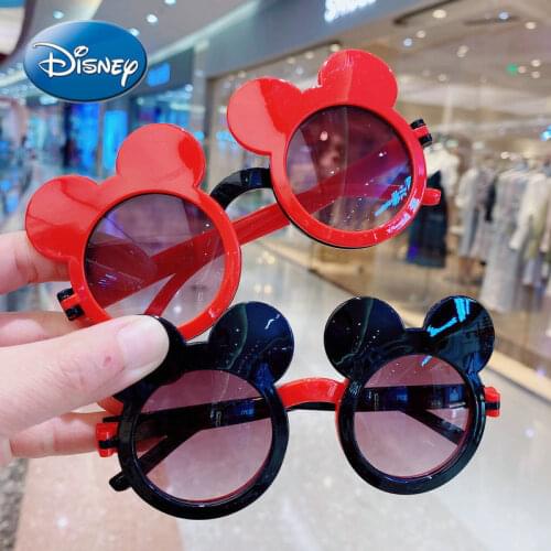Disney Cartoon Mickey Mouse Children Glasses Children Sunglasses Girls Fashion Sunglasses Cartoon Sunscreen Accessories