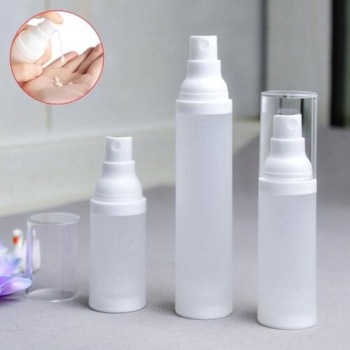 3Pcs 20/30/50ml Travel Seal Leak-Proof Empty Refillable Lotion Liquid Bottle Tight screw caps prevent leakage, with especially