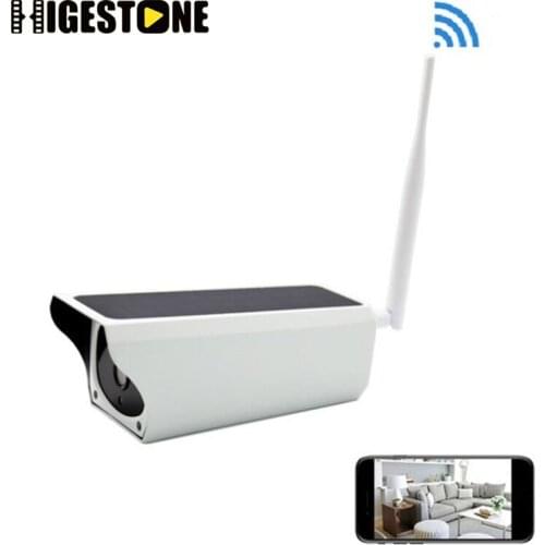 Higestone 1080P 2.0MP Solar WIFI Wireless Security Surveillance Waterproof Outdoor low Power HD Battery Camera IR Night Vision