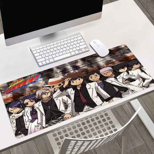 Katekyo Hitman Reborn Gaming Mouse Pad Gamer Pc Gamer Complete Anime Non-slip Mousepad Cute Computer Mat Kawaii Accessories Rug