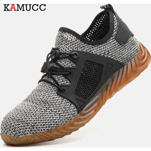 Dropshipping Indestructible Ryder Shoes Men And Women Steel Toe Air Safety Boots Puncture-Proof Work Sneakers Breathable Shoes