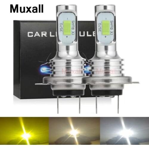 2pcs New H7 H1 H11 9005 HB3 9006 HB4 LED H4 MINI Car Headlight Bulb Lampada Auto Lamp 4500K 6000K 8000K 12V LED Fog Light