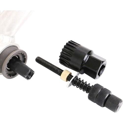 MTB Bicycle Bottom Bracket Mountain Bike Shaft Socket Removal Hole Crank for ISIS Drive 20 Tooth Bottom Repair Tool