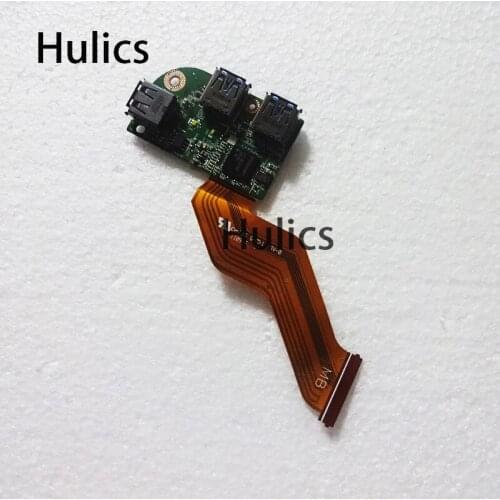 Hulics Original For DELL For XPS 17 L701 L702 L701X L501X L702X TRIPLE USB 3.0 CIRCUIT BOARD W CABLE 45M3V 045M3V DAGM7TB1AB0