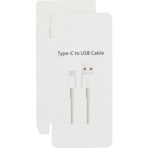 Retail Package Packaging Box For Huawei Samsung Xiaomi Type C USB Charging Cable Type-C Data Cord Line Fast Charging 500pcs
