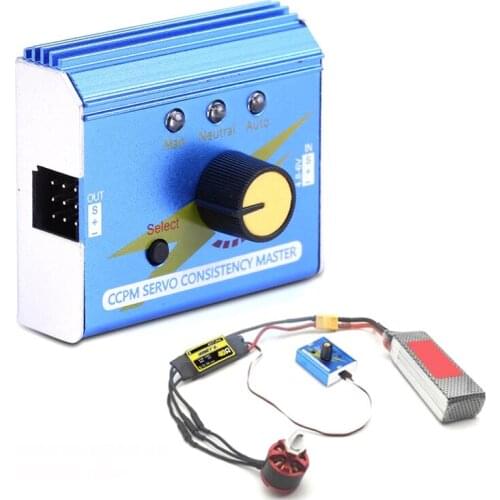 Aluminum Alloy Shell Rudder Can Be Tested, Analog And Digital Rudder Can Control The Electric Adjustment Of Fixed Wing Aircraft