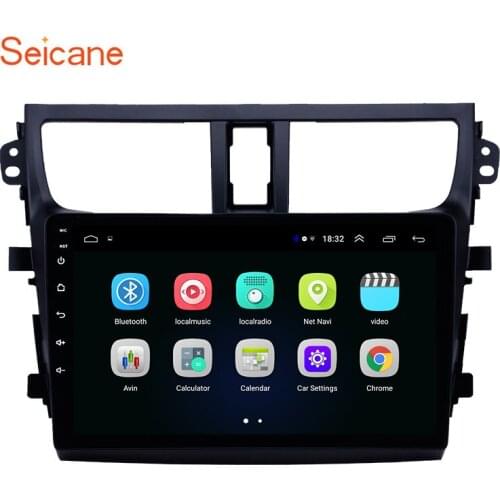 Seicane Android 8.1 9 Inch GPS multimedia player gps for 2015 2016-2018 Suzuki Celerio Car Radio With Steering Wheel Control