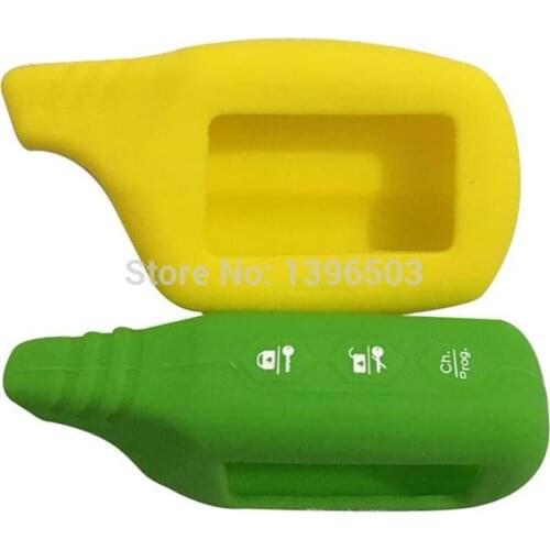 Silicone Keychain Case for Car Alarm Remote Key Starline B9 B91 B6 B61 A91 A61 V7 Jaguar ez-one EZ-6 EZ-5 EZ-3 EZ-alpha EZ-Beta