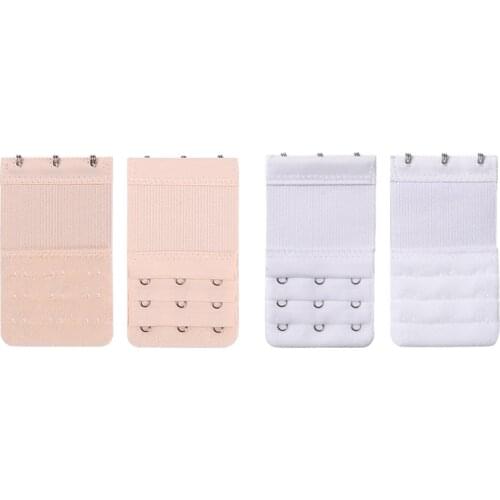 3/4/5pcs Bra Extenders Strap Extension 3 Hooks 2 Rows Women Intimates Lengthened Bra Hook Extenders Women Accessories