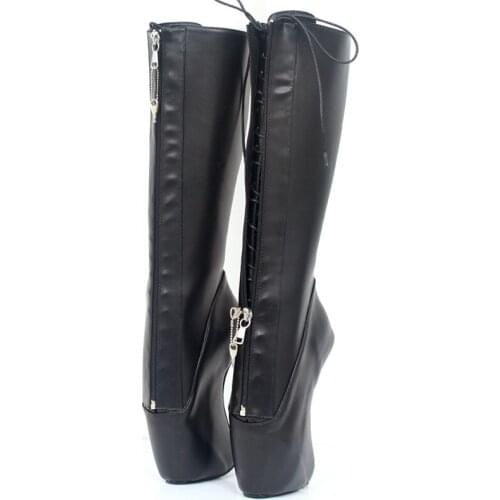 7.09in High Height Womens Sexy Party Boots Hoof Heels Knee-High Boots US Size 6-14 No.MT1823