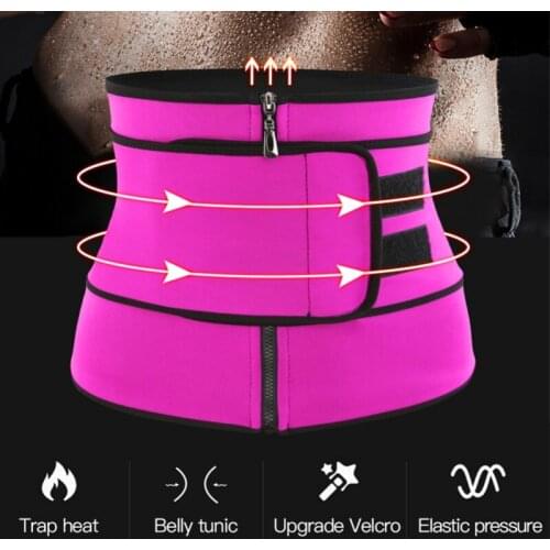 Waist Trainer Thermo Sweat Belt Waist Trainer Girdle Corset Women Tummy Body Shaper Shapewear Fat Burning Fitness Modeling Strap