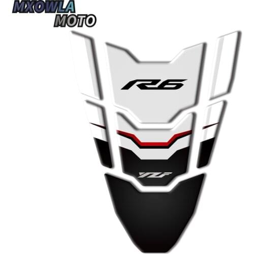 2Colour 3D Carbon Look Motorcycle Tank Pad Protector Decal Stickers Case For R6 YZFR6 YZF-R6 YZF R6 Tank Sticker