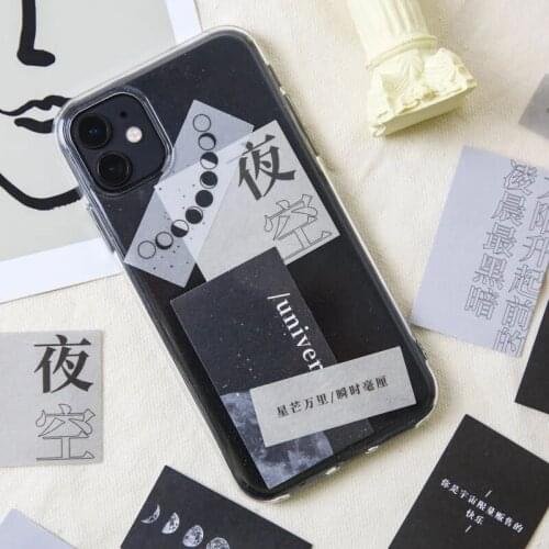 40pcs Love Unknown INS Style Hand Account Deco Stickers Aesthetic Bullet Journaling Accessories Phone Stickers Decorate paper