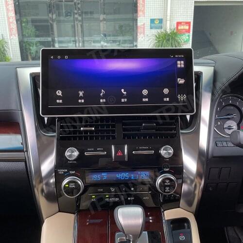 10.0 For Toyota Alphard 30 2015-2019 Android Car Stereo Radio with Screen Tesla Player GPS Navigation Head Unit Carplay DSP