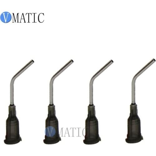 Free Shipping 100Pcs 16G Grey Color 0.5" Tube Length 45 Degree Bent Quality Syringe Needle 1/2 Inch