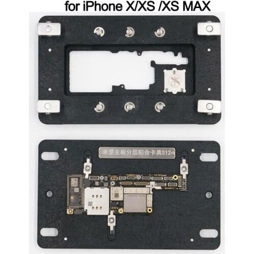 Lock Plate Repair Clamp For iPhone X XS XS MAX Fixed Platform Maintenance Fixture Upper and Lower Welding of MainBoard Hand Tool