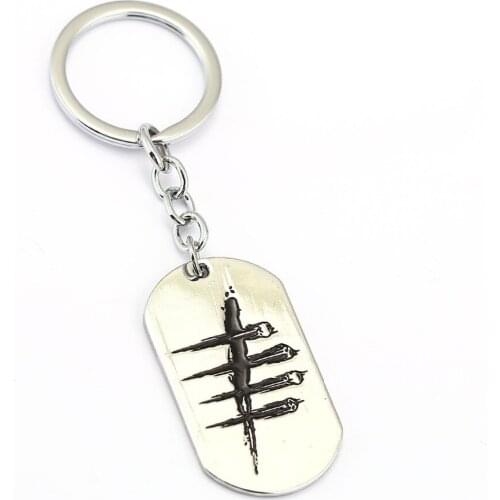 10/pcs Dead by Daylight Keychain 2016 NEW Men Key Rings Holder Gift Chaveiro Car Key Chain Jewelry Game Souvenir YS11765