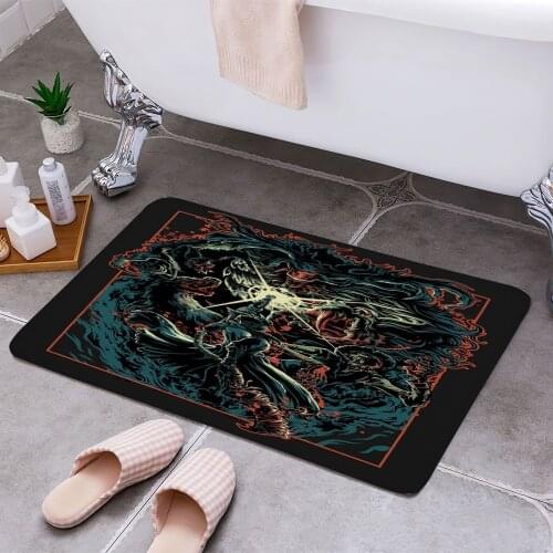 Bloody Beast 3D Print Doormats Rectangle Non-Slip DoorMat Bedroom Kitchen Entrance Print Door rugs Dropshipping