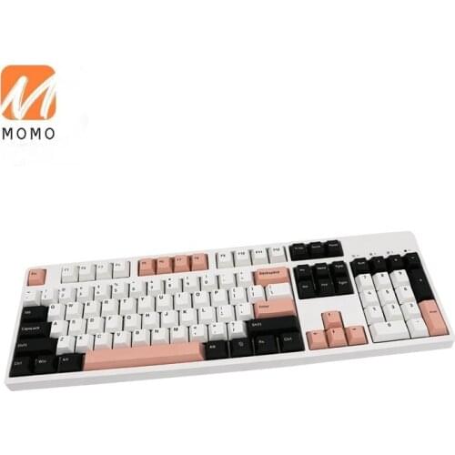 160 Key Cherry Profile GMK Olivia Key Cap Double Shot Thick PBT Key Cap