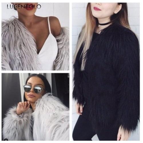 Lugentolo Fashionable Fur Coats