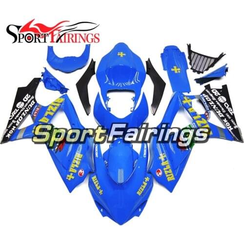 Fairings For Suzuki GSXR1000 GSX-R1000 K7 2007 2008 07 08 ABS Plastic Motorcycle Racing Version Bodywork Cowling Blue Black