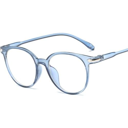 Elliptical flat mirror black 2018 female fashion trend glasses designer women high quality Glasses Men