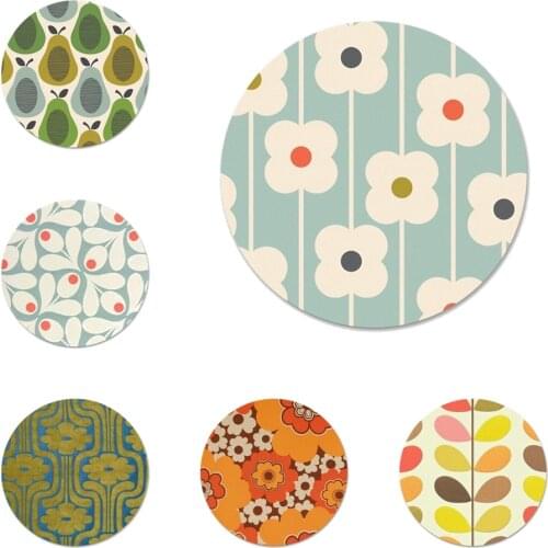 Orla Kiely Art Badge Brooch Pin Accessories For Clothes Backpack Decoration gift