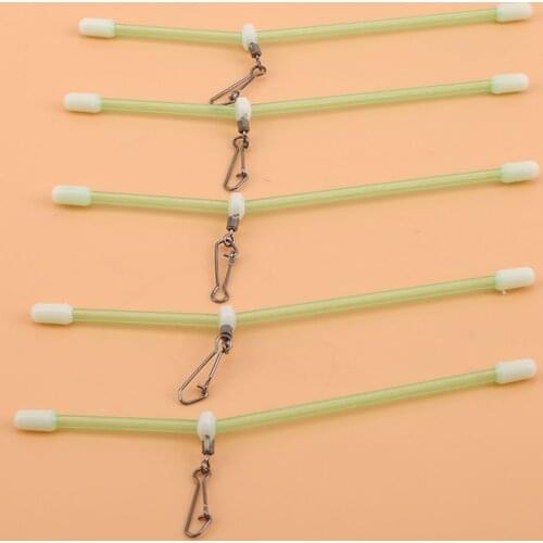 5Pcs Plastic Fishing Tube Balance Connector Bracket Luminous Fishing Group Night Fishing Elbow Sea Fishing Balance Connector