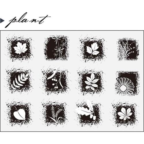 Plant/ transparent Clear Silicone Stamp/Seal for DIY scrapbooking/photo album Decorative clear stamp A0485