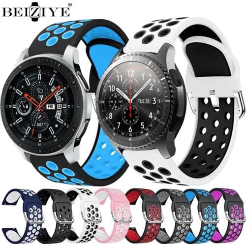 WatchBand For Samsung Galaxy Watch 3 41mm 45mm Silicone Strap For Huawei Watch 3/3 Pro/Xiaomi Huami Amazfit GTS/Amazfit GTR 42mm