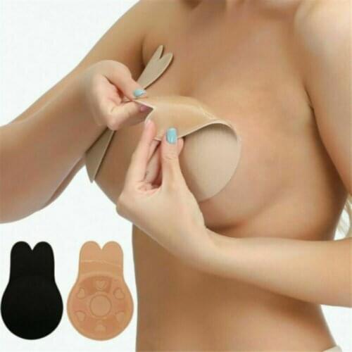 Silicone Self Adhesive Nipple Sticker Women Breast Petals Lift Nipple Cover Invisible Strapless Backless Stick on Bra Stickers