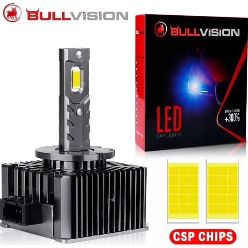 BULLVISION D1S D3S LED Car Headlight D2S D4S D5 D8 led 90W 20000LM Super Bright White Error Free Canbus LED Auto Lamp Light