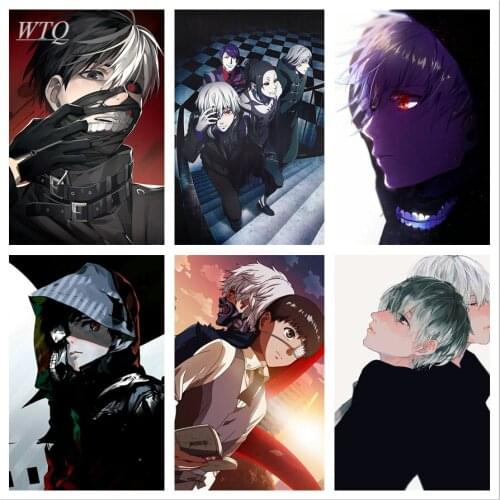 Tokyo Ghoul Kinkiken Canvas Painting Wall Decor Anime Posters Wall Poster Home Decor Wall Art Picture Photos for Childrens Room
